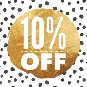 10% today only!!! Let’s make a deal!!